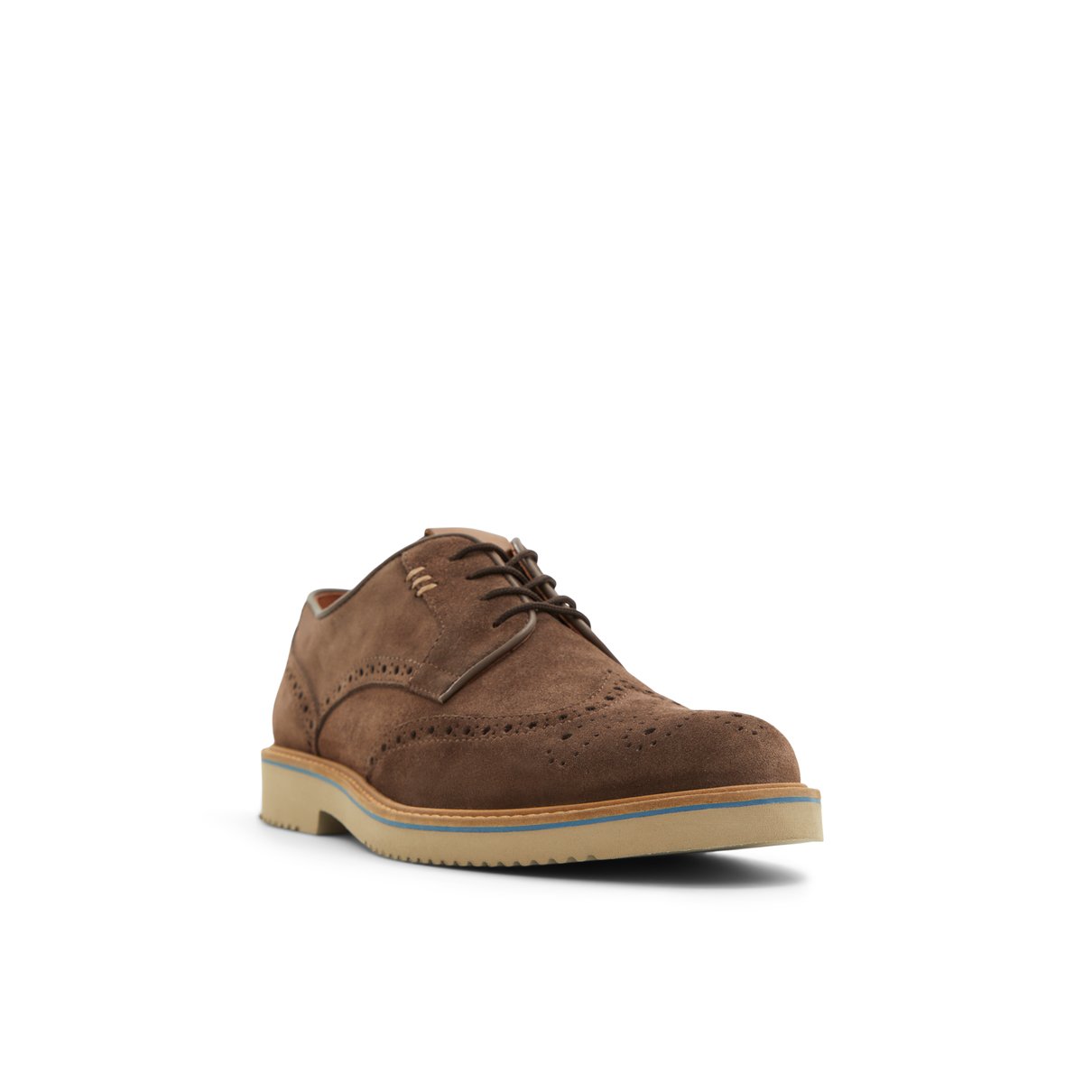 LUCA FERRI-Leonard-Chaussures habillées richelieu - Talon plat - Marron