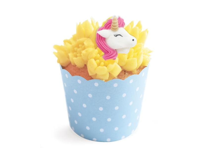 ScrapCooking Zuckerdekore Einhorn 6 Stück Kuchendekoration