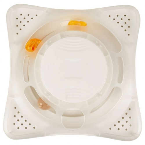 Brinquedo interativo para gatos, branco