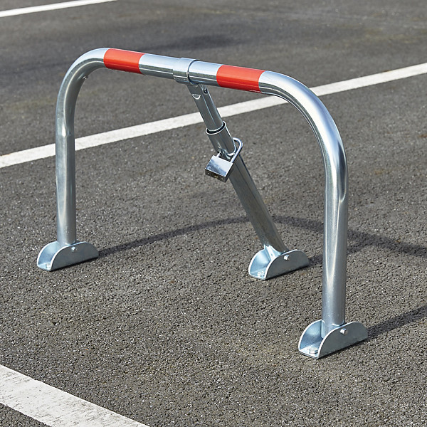 Barrière rabattable économique avec cadenas