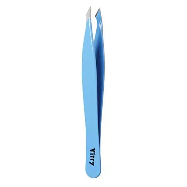 Pinça Vitry Yatagan Azul com Pontas Afiladas
