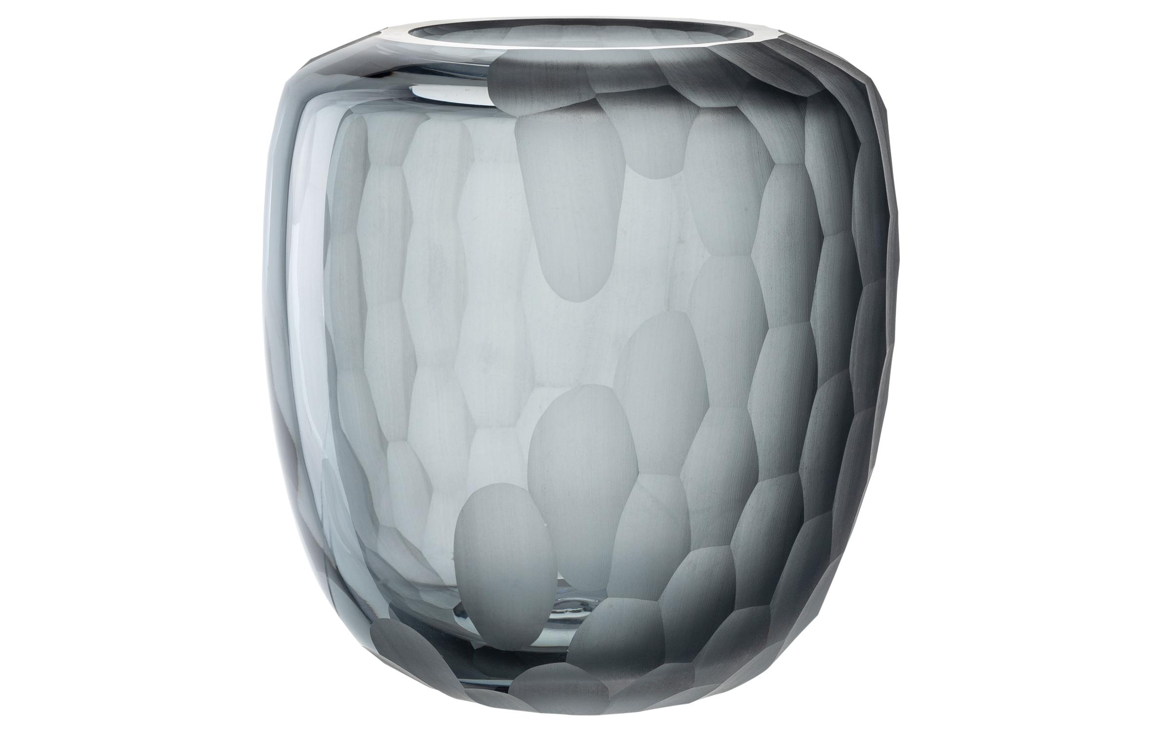 Vase Bellagio 19 cm, AnthrazitHandgemachte Blumenvase