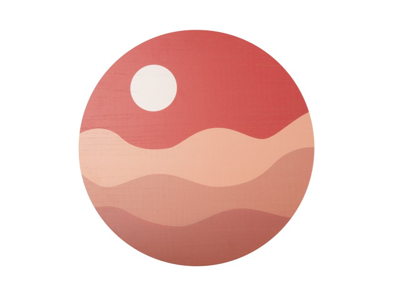 Wall Art Sunset PT3891BR Clay brown