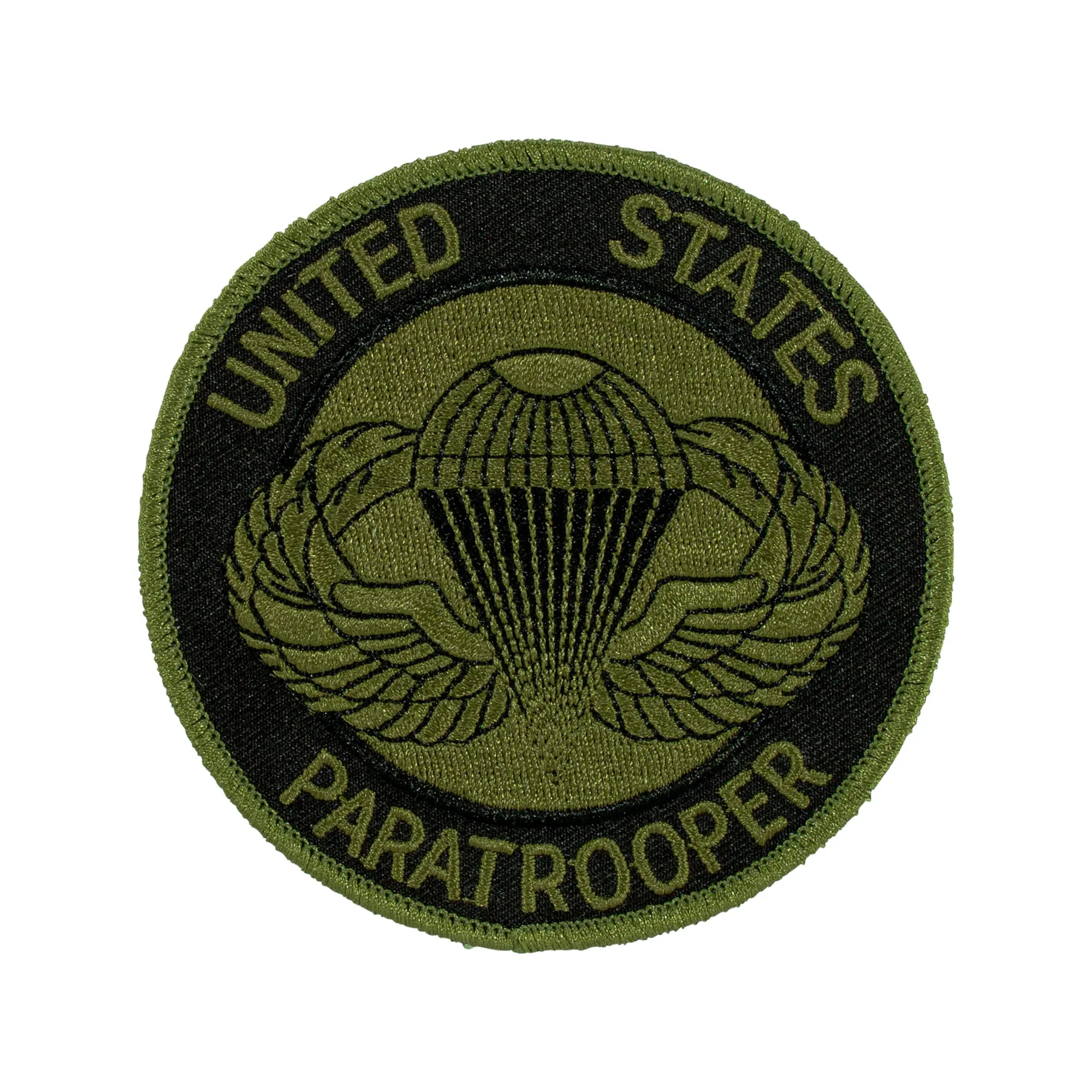 Unbekannt -  Abzeichen Springer Textil US Paratrooper oliv
