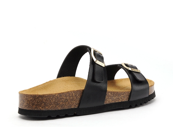 Scholl mules et sabots plats femme clea 31559 noir