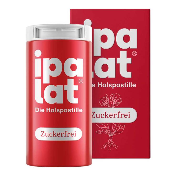 Ipalat Halspastillen zuckerfrei, 40 St