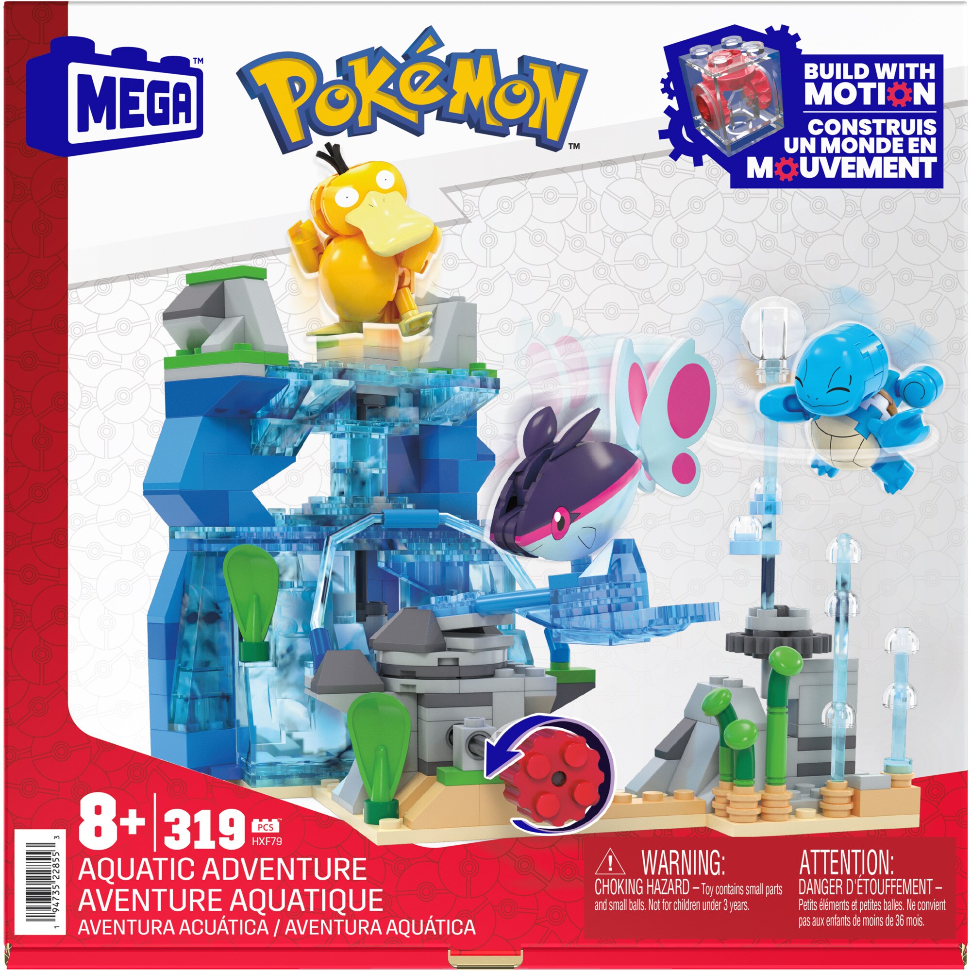 Mattel Konstruktionsspielzeug MEGA Pokémon Wasserabenteuer