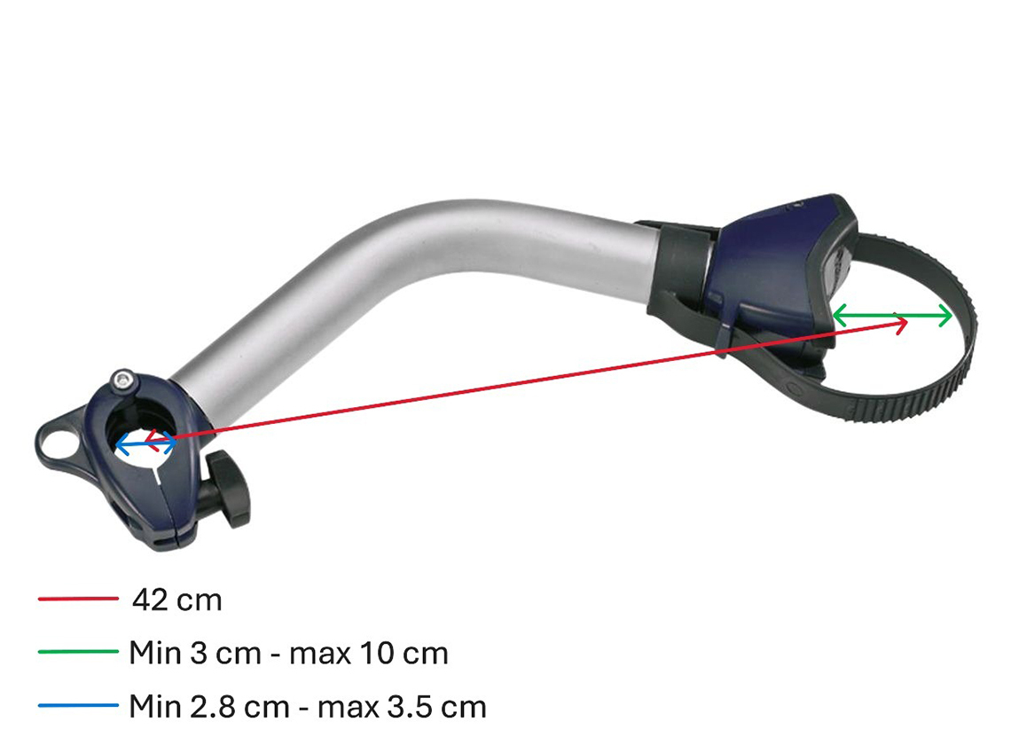 Thule Omni-Bike Holder 3 extra lange fietsklem - silver
