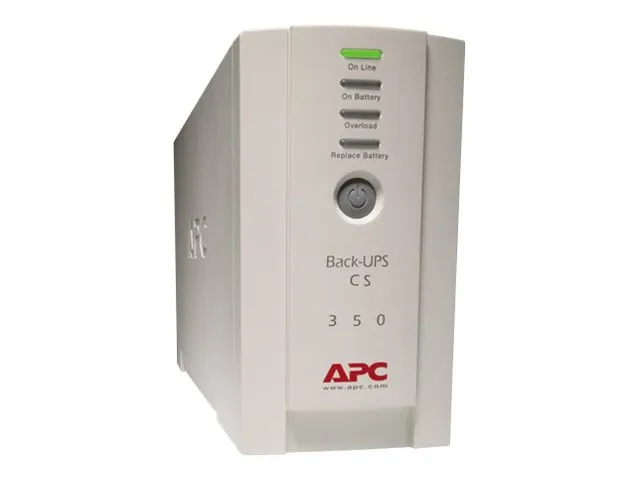 APC Back-UPS CS 350 - UPS - AC 230 V - 210 Watt - 350 VA - RS-232, USB - output-stikforbindelser: 4 - beige