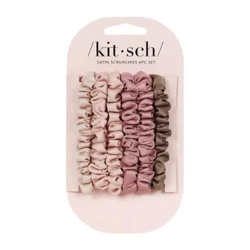 Ultra Petite Satin Scrunchies Terracotta
