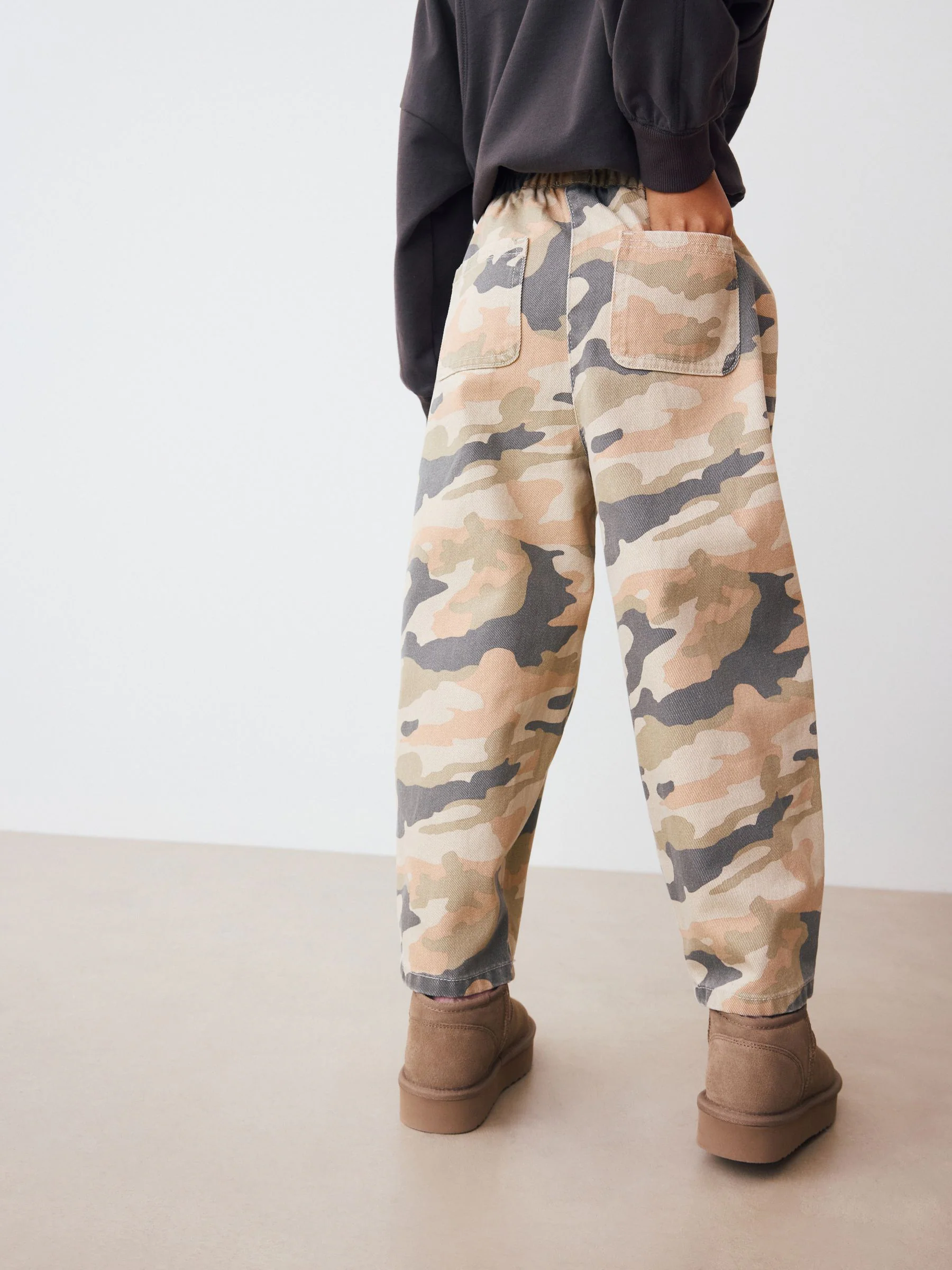 Camouflage - Camouflage Barrel Print Jeans (3-16jr)