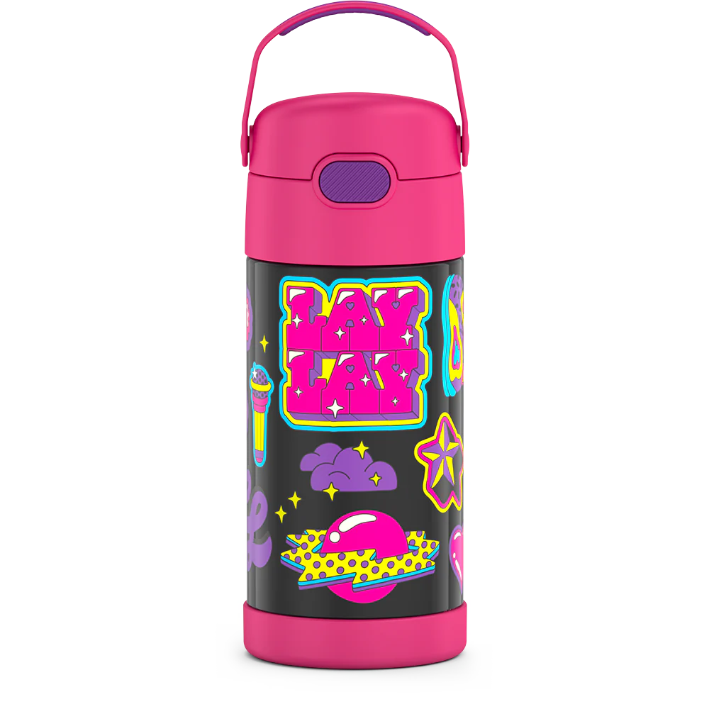 12oz FUNTAINER® WATER BOTTLE THAT GIRL LAY LAY