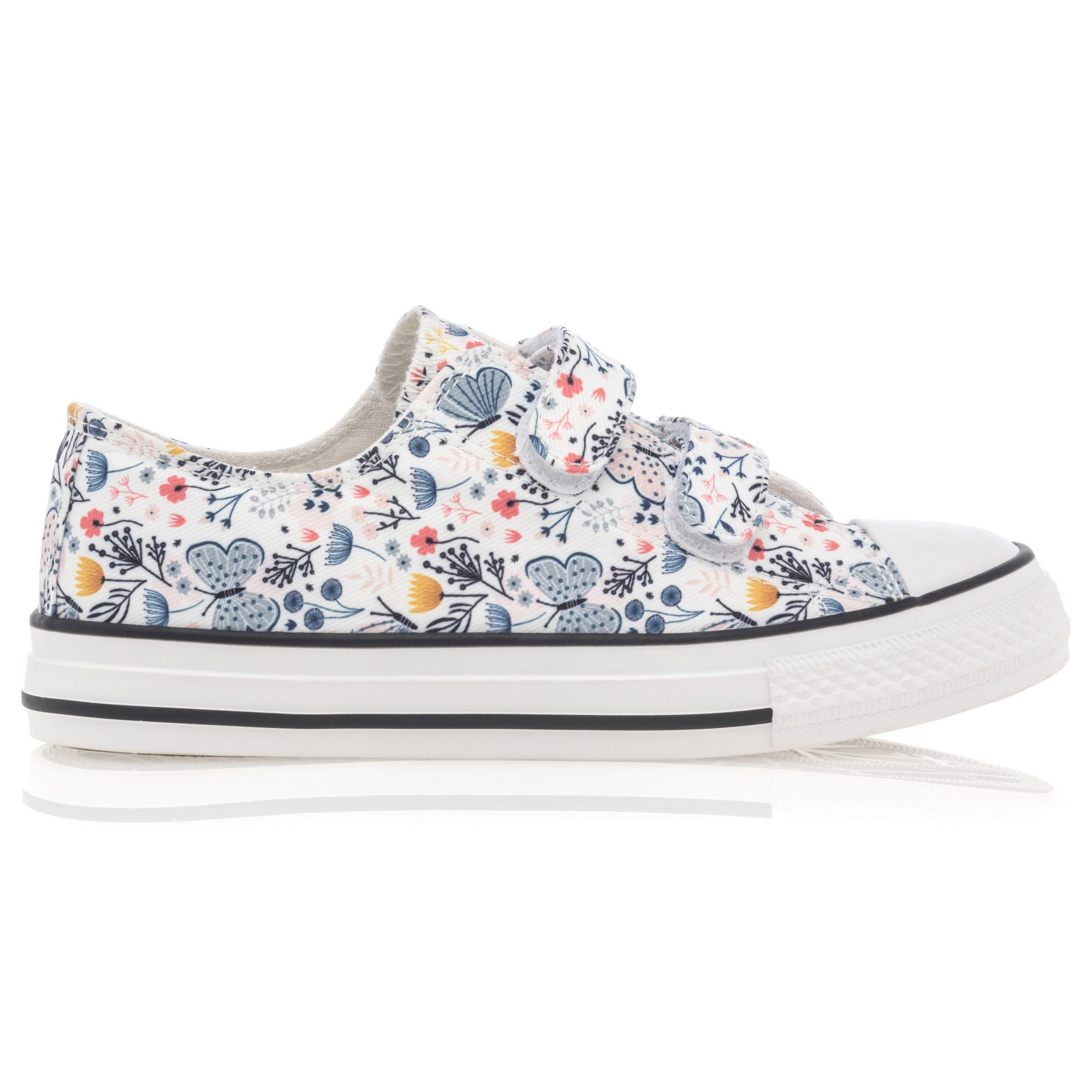 Baskets en toile Fille multicolore