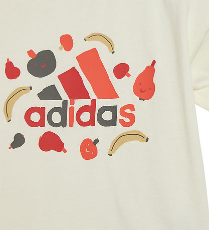adidas Performance Shorts Set - I Fruit T - Weiß/Rot