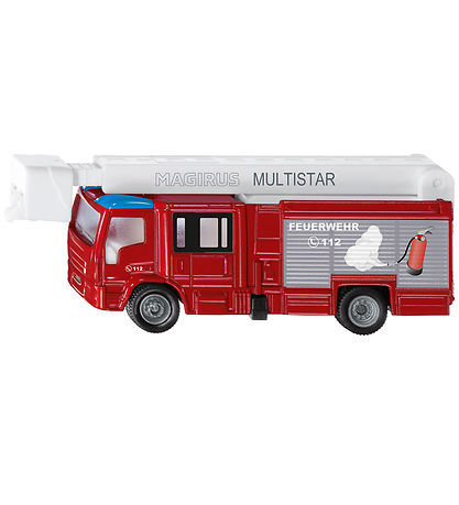 Siku Feuerwehrauto - 1:87 - Magirus Multistar mit Teleskopmast
