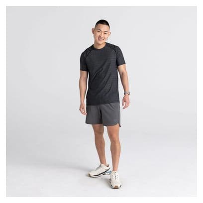 Maillot manches courtes Saxx Droptemp Cool Mesh Crew Noir