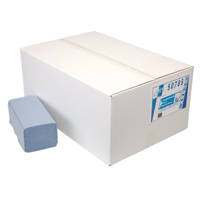 Handdoekjes blauw 23x25cm Z-vouw BLUE 1laags 5000st (P50785)