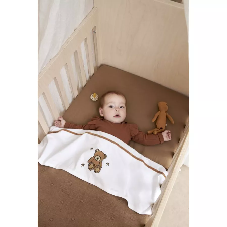 Meyco Jersey Spannbettlaken 60 x 120 Toffee