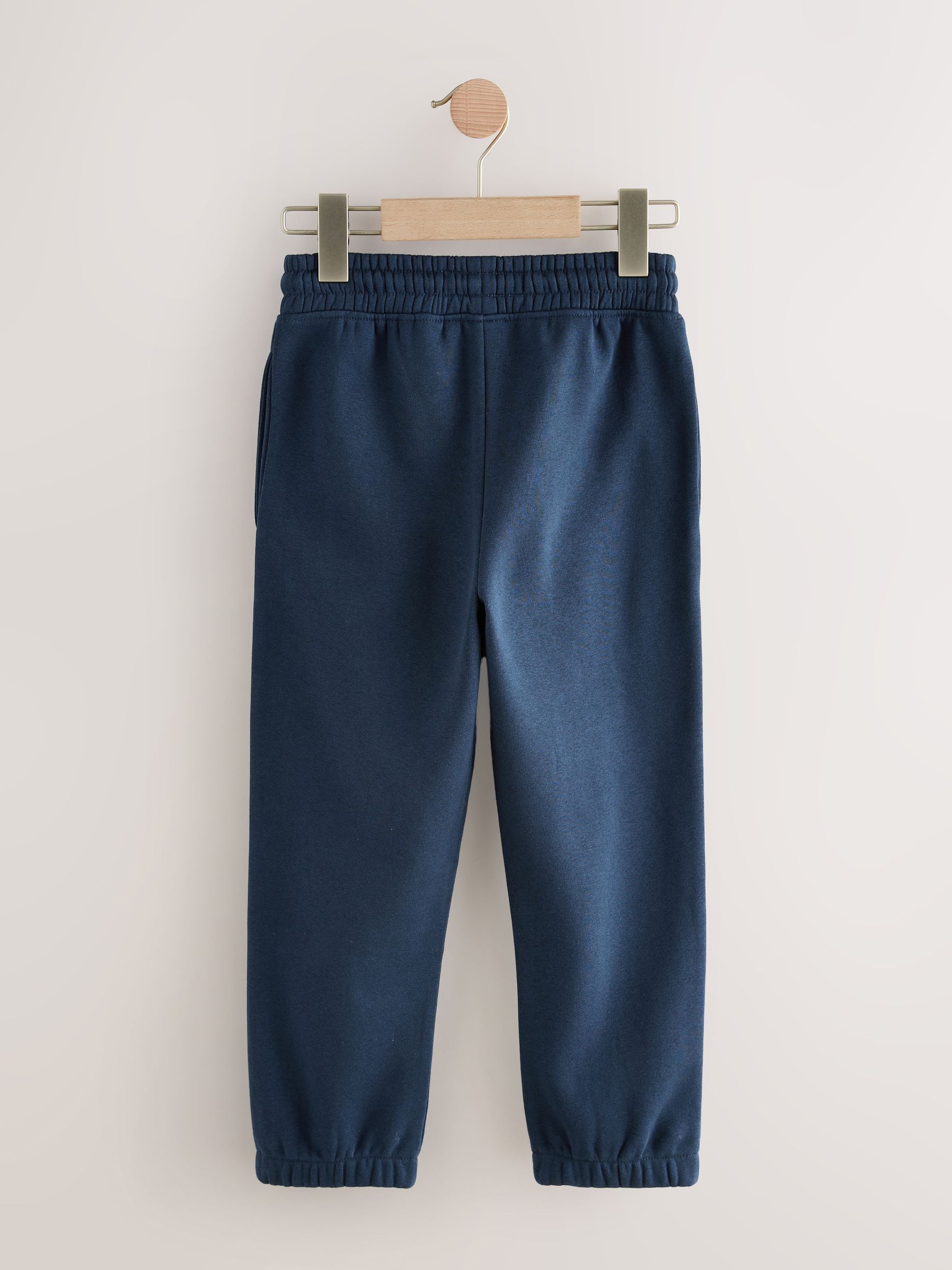 Marineblauw - Basic joggingbroeken, set van 5 (3-16jaar)