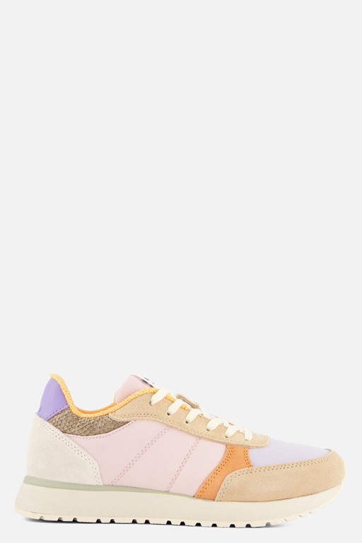 Woden Ronja Sneakers beige Textiel