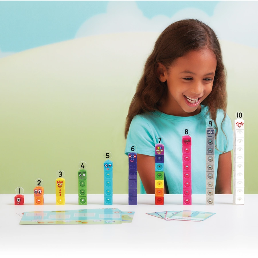 Learning Resources® Mathlink® Cubes Numberblocks 1-10 Activity Set