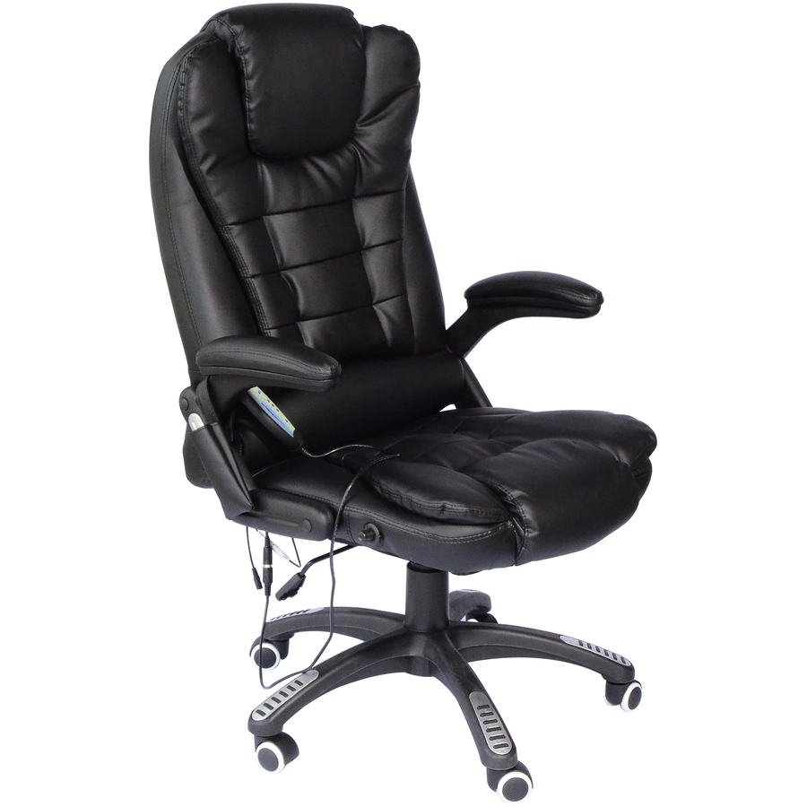 HOMCOM Bürosessel  Chefsessel mit Massagefunktion schwarz