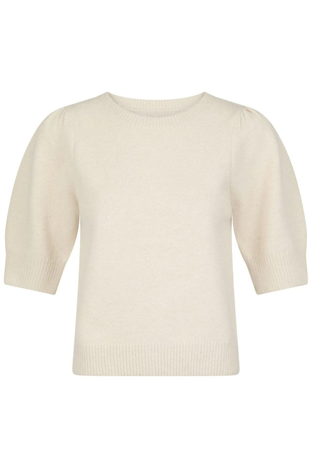 Neo Noir Martha Bow Knit Tee ivory