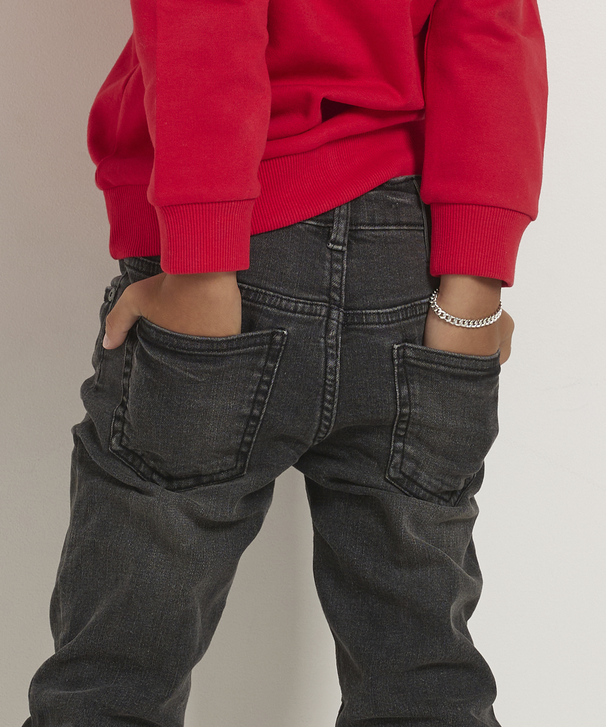 regular fit stretch jeans - tapered leg