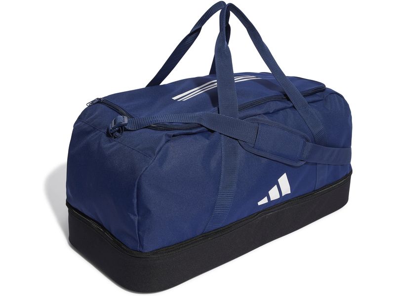 adidas Sporttasche Tiro League L, Dunkelblau Sporttasche mit Hartschalenfach