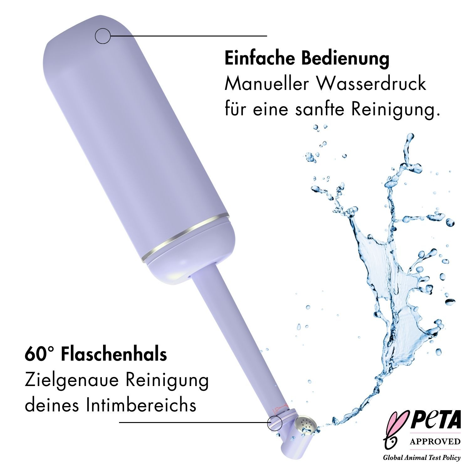 MyClarella® Intimdusche Podusche - Peri Bottle