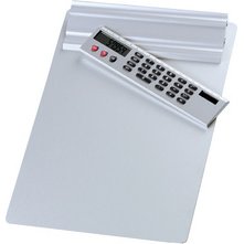 Porte-bloc, A4, avec calculatrice amovible