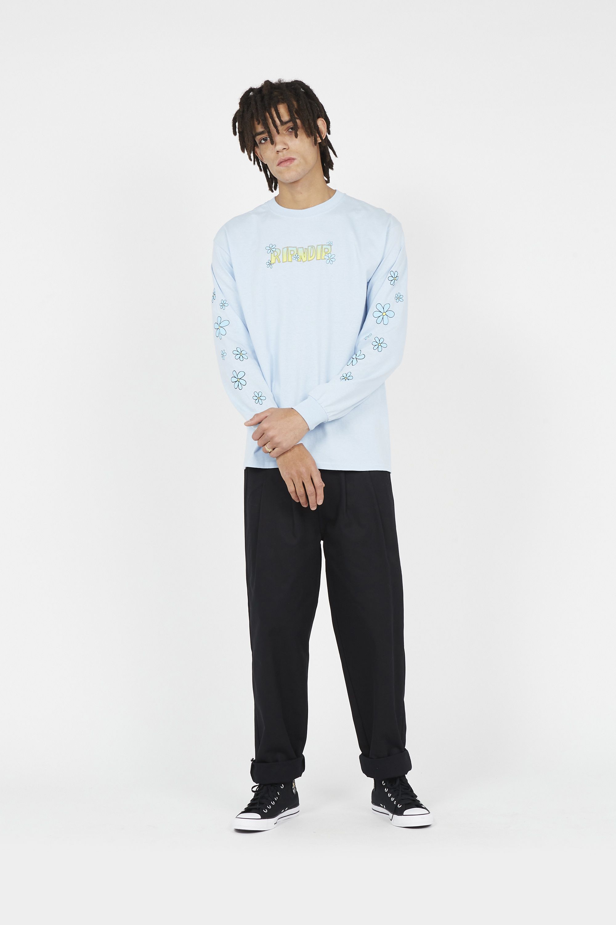 RIPNDIP T-shirt LONELY LOVER Bleu