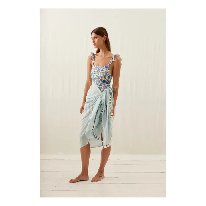 Louise Misha Maillot 1 Pièce Goa Fibres Recyclées - Collection Femme | Bleu