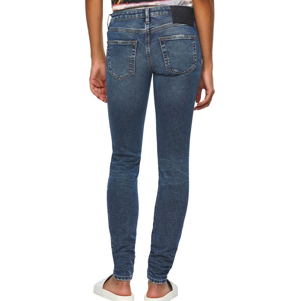 Diesel Jean Slim Bleu Femme Diesel Gracey