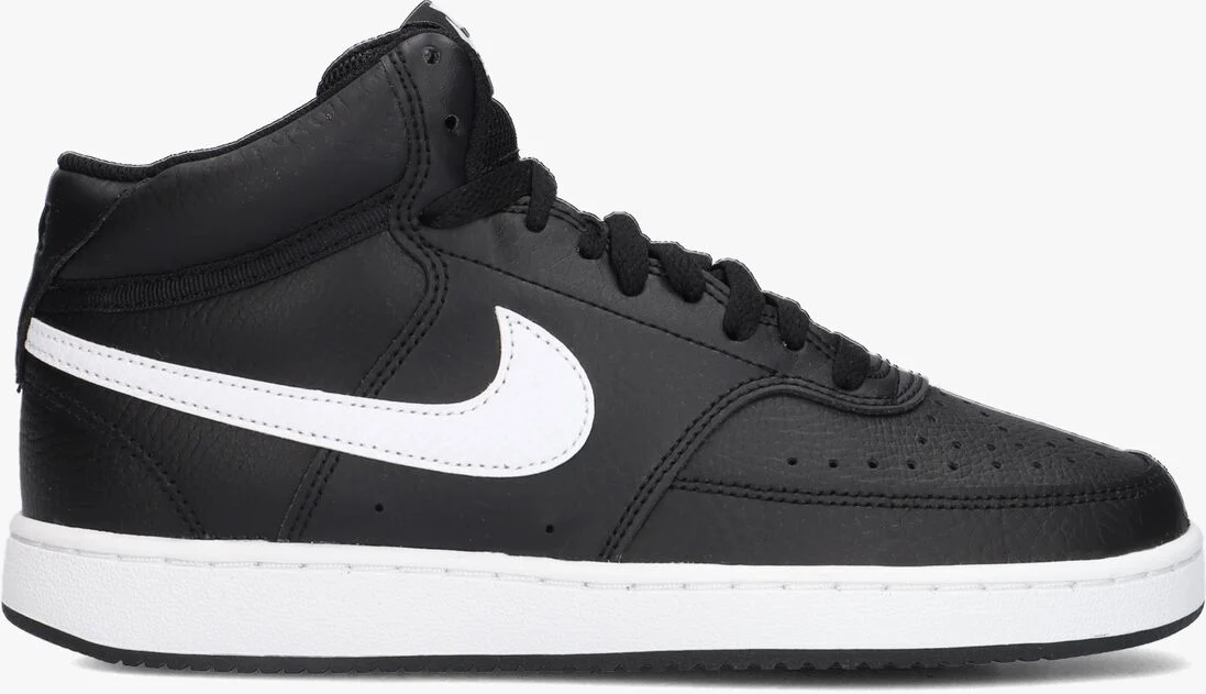 NIKE zwarte nike hoge sneaker court vision mid wmns