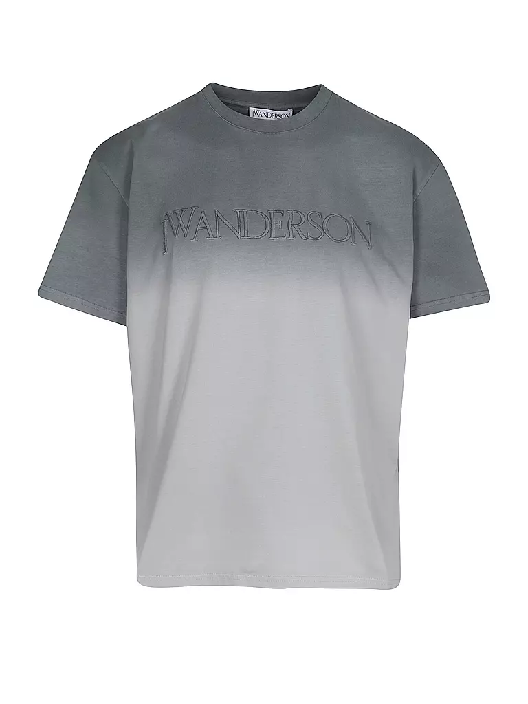 JW ANDERSON T-Shirt LOGO GRADIENT TEE hellgrau