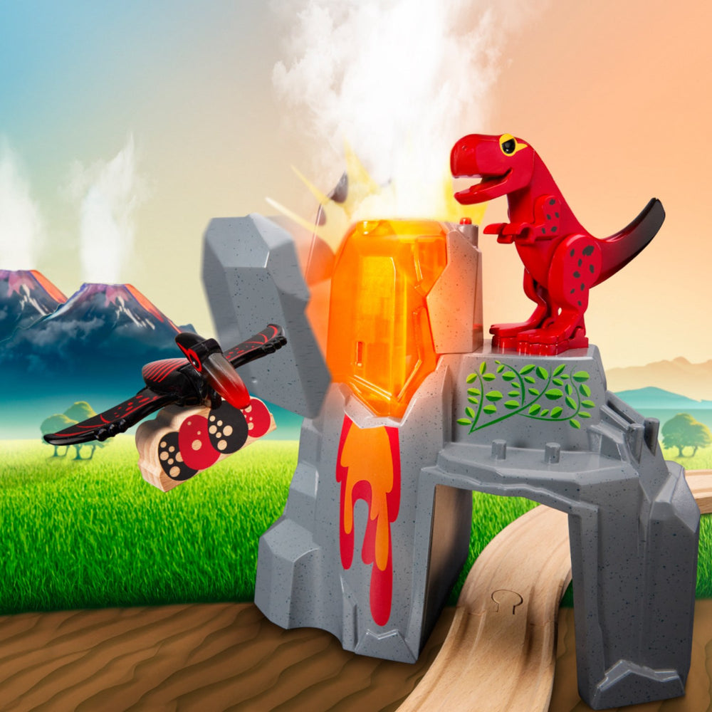 Køb BRIO® 36092 Aktiv Vulkan Med Dinosaurer