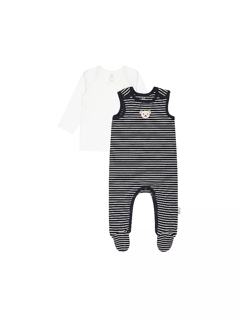 STEIFF Baby Set Strampler und Shirt dunkelblau