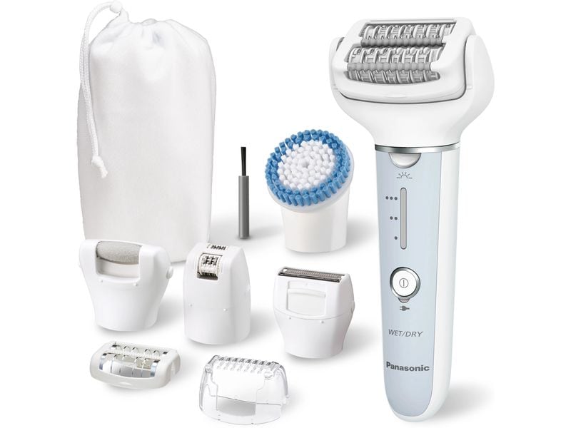 Panasonic Epilierer ES-EY90 7in1 Kabelloses Nass- und Trocken-Epiliergerät