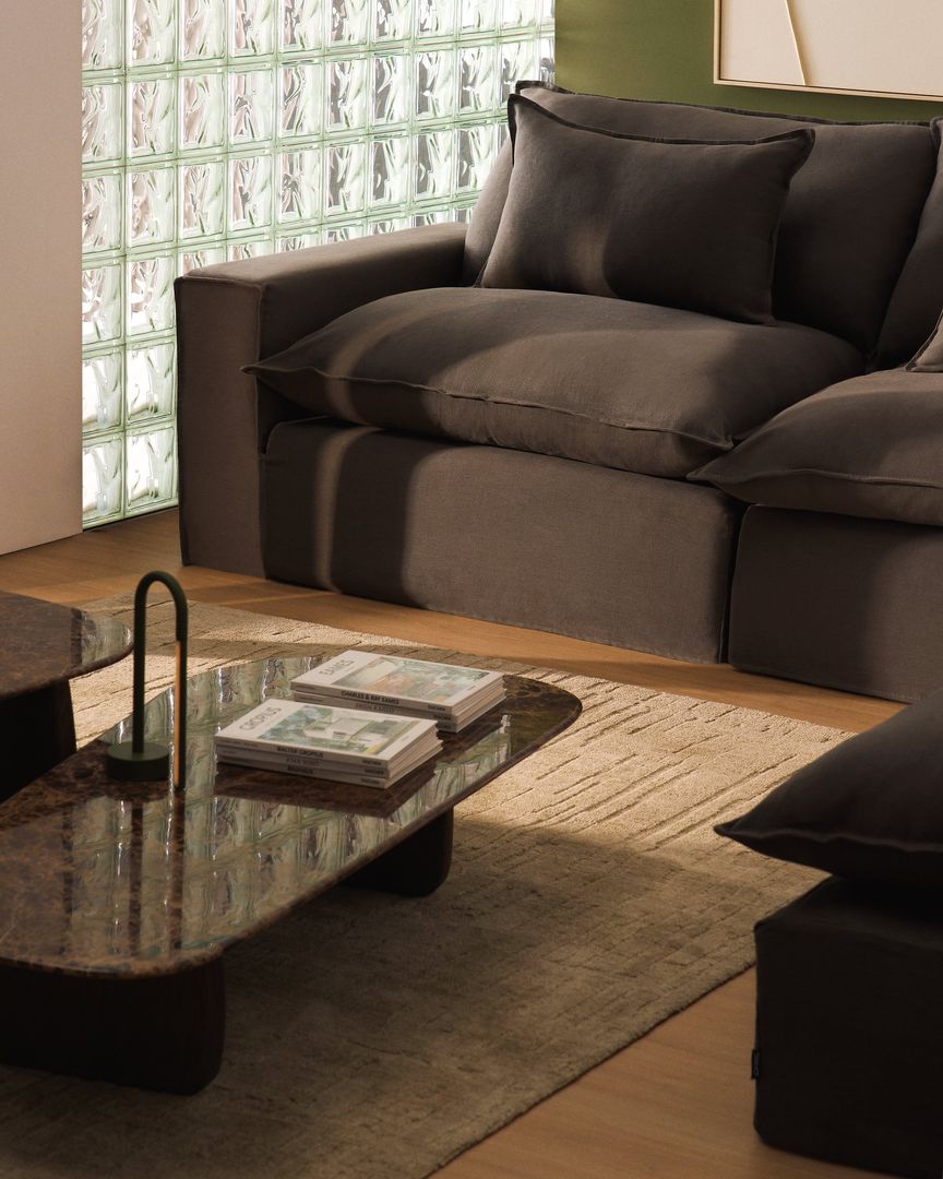 Kave Home Anarela Taupe Hoekbank