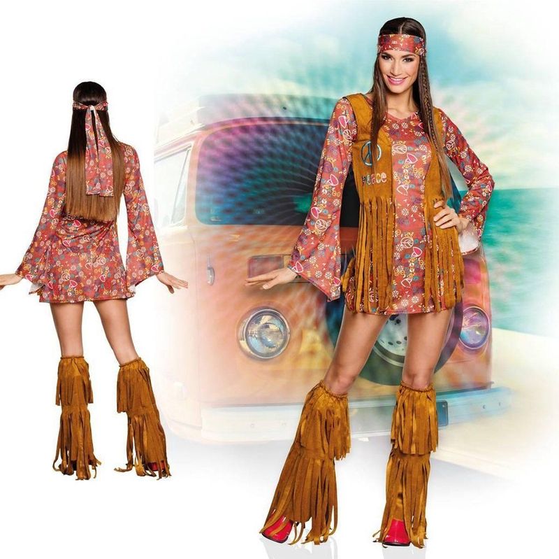 Boland Kostuum Hippie hottie Volwassenen Hippie 60' & 70' Hippie & Flower Power