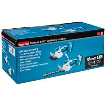 Makita 18V grasschaar UM110DWYX (incl. 1.5Ah accu + lader)