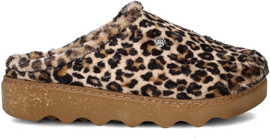 Rohde Dames Pantoffel Muil 6102-18 Panterprint