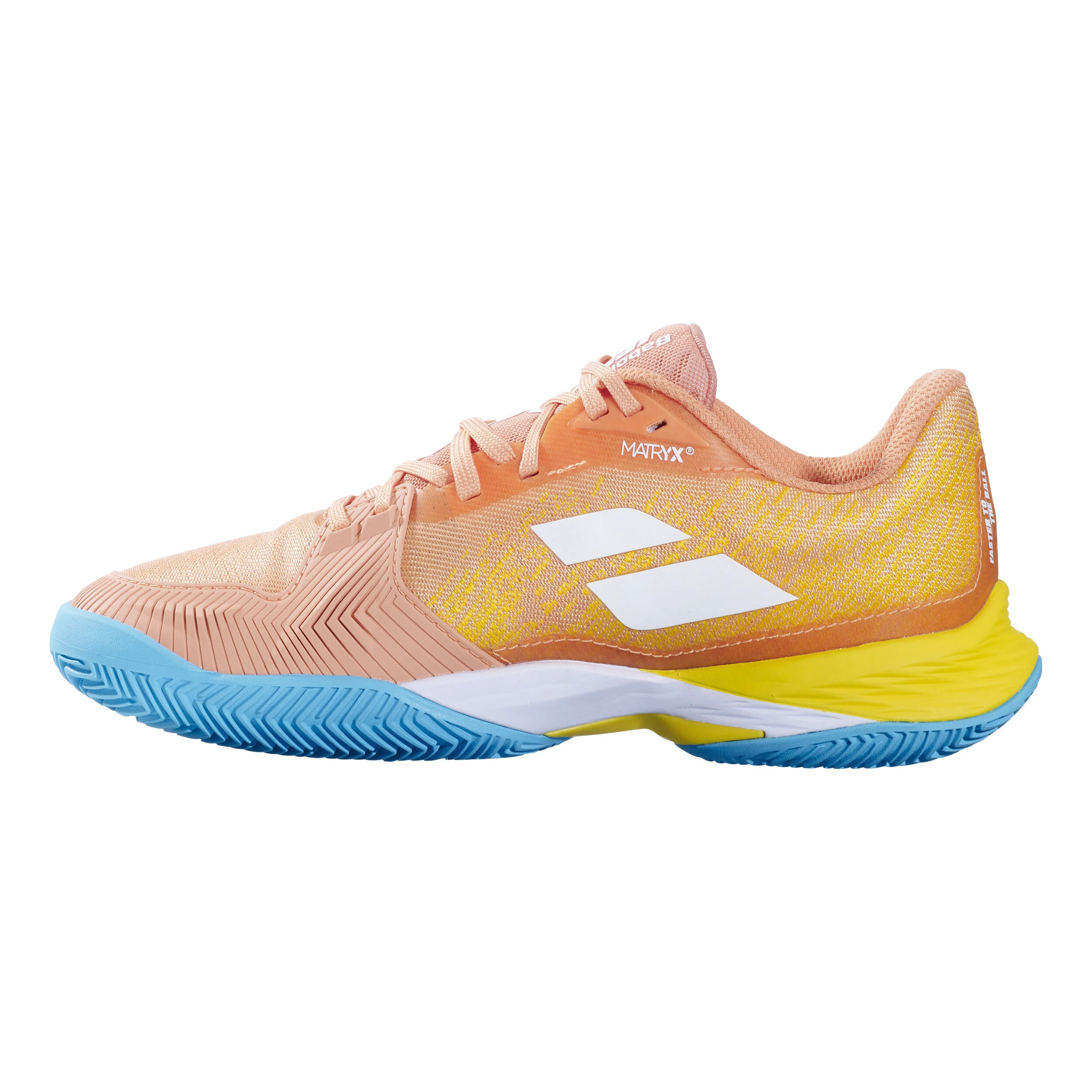 Babolat Jet Mach 3 Chaussure Terre Battue Femmes - Abricot, Jaune