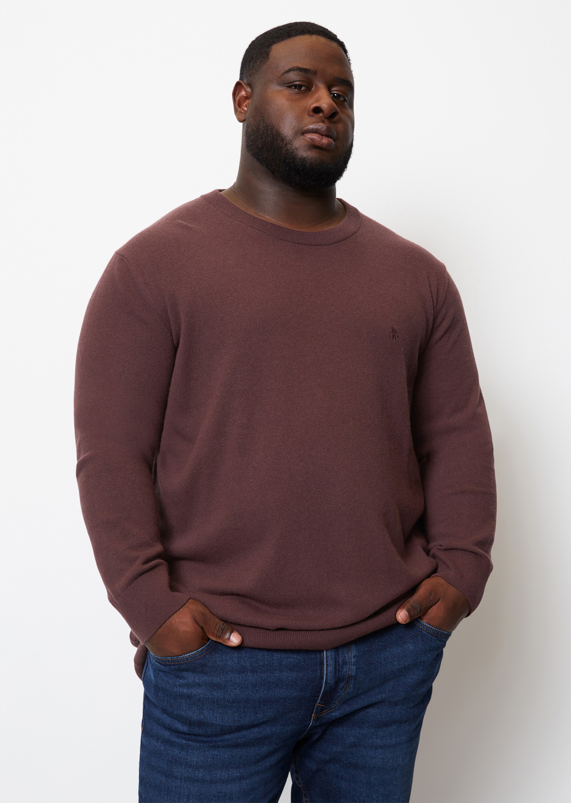 Pullover regular aus softem Bauwolle-Schurwolle-Mix