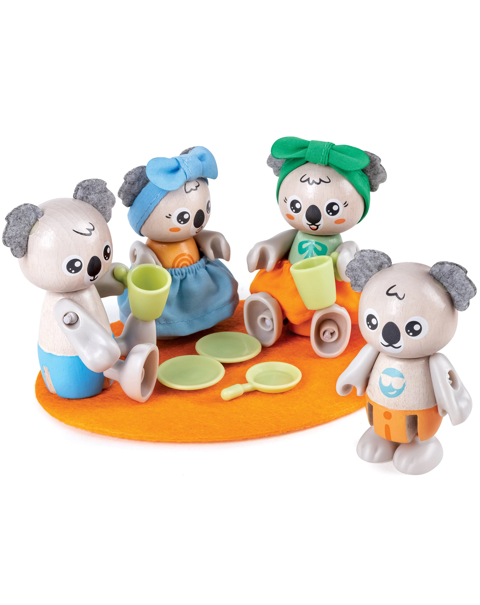 Puppenhaus-Figuren KOALA FAMILY 10-teilig in bunt