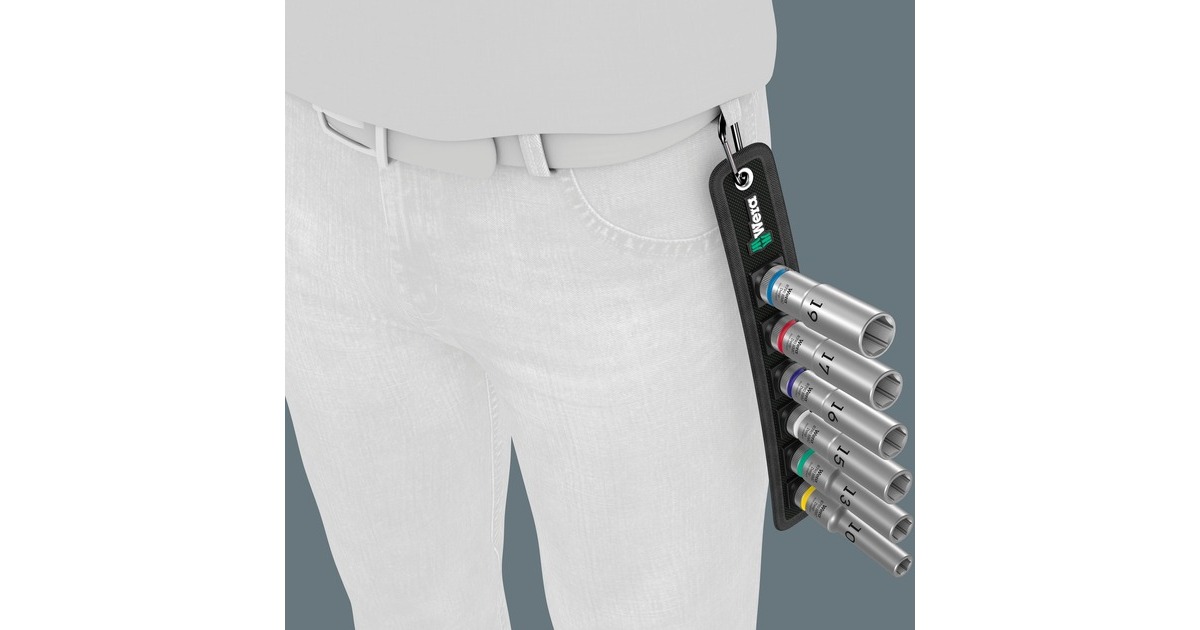 WeraBelt C Deep 1 doppenset, 1/2