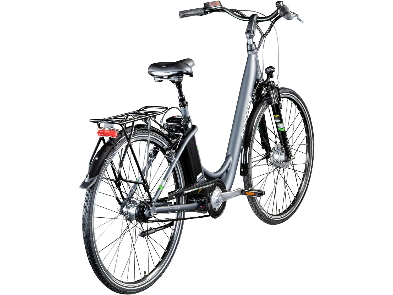 Z&uuml;ndapp E-Bike City Green 3.7, 26 oder 28 Zoll