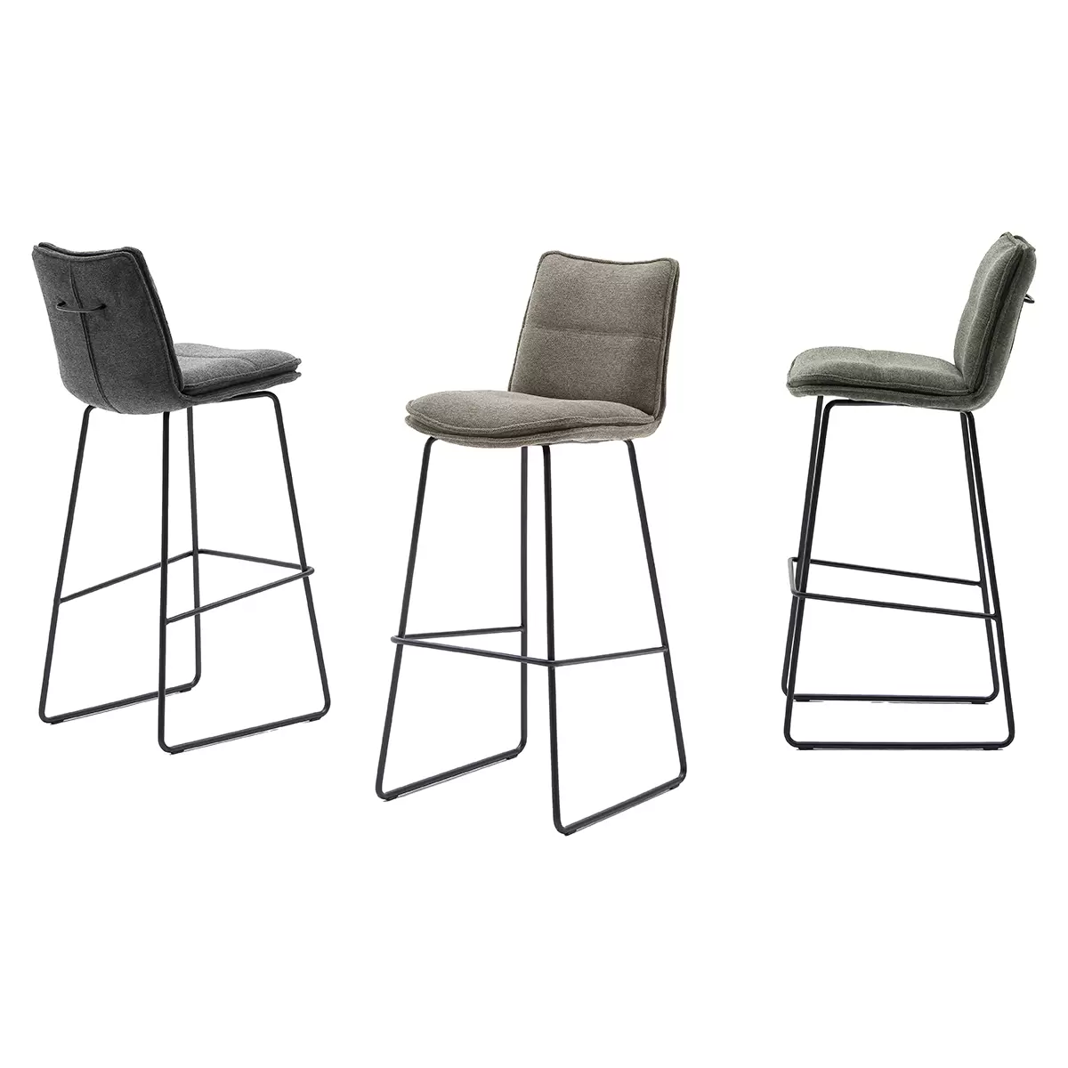 Barhocker Hampton coffee,schwarz