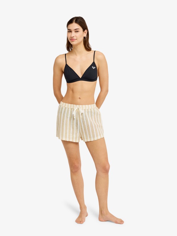 Moana Story Short de plage Beige Femme